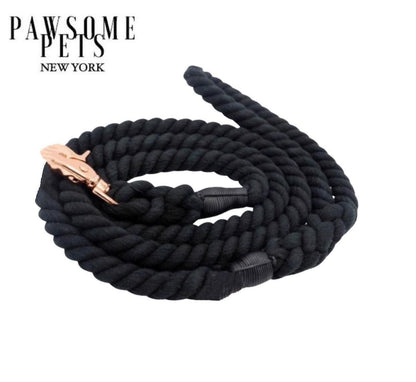 ROPE LEASH - NOIR